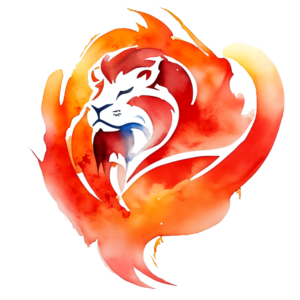 football-logo-lion-fire-