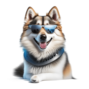 siberian-dog-with-sunglasses-smiling--full-body-hi